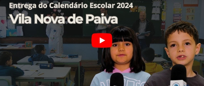  Entrega do Calendário Escolar 2024 | Vila Nova de Paiva recebe a Visita do Anteninhas - Jornal do Centro