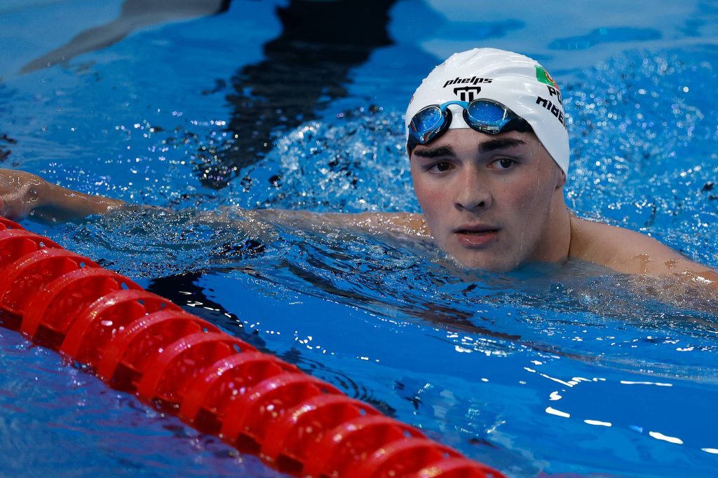  Diogo Ribeiro eliminado dos 100 metros livres nos Jogos Olímpicos - Jornal do Centro