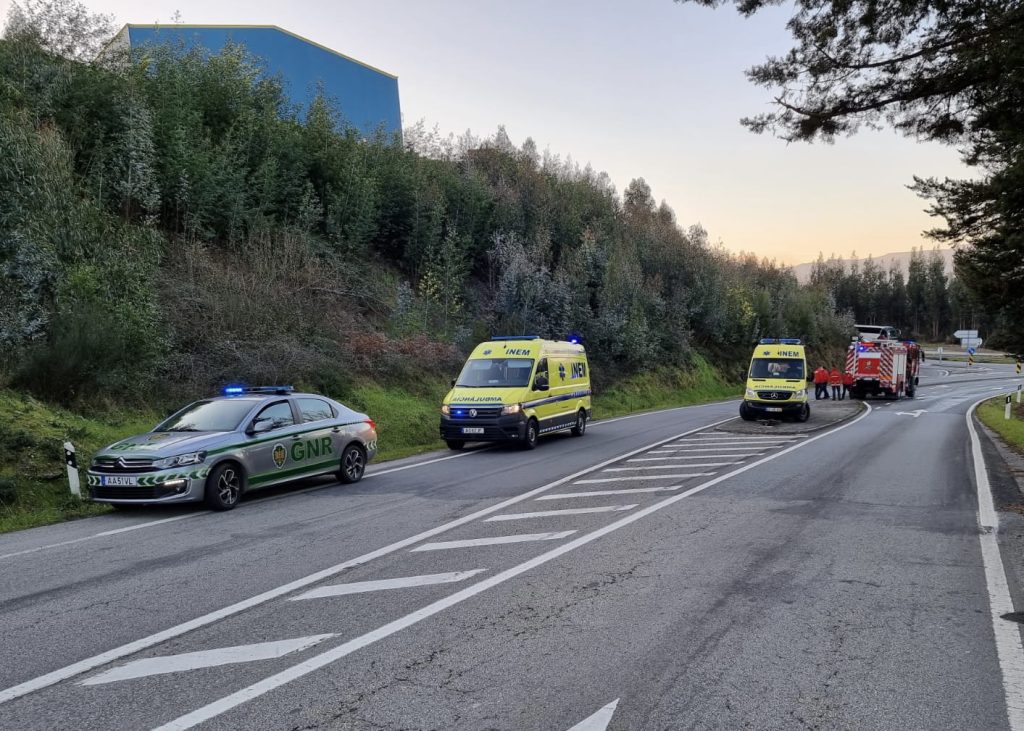  Despiste de mota faz um ferido grave em Vouzela - Jornal do Centro