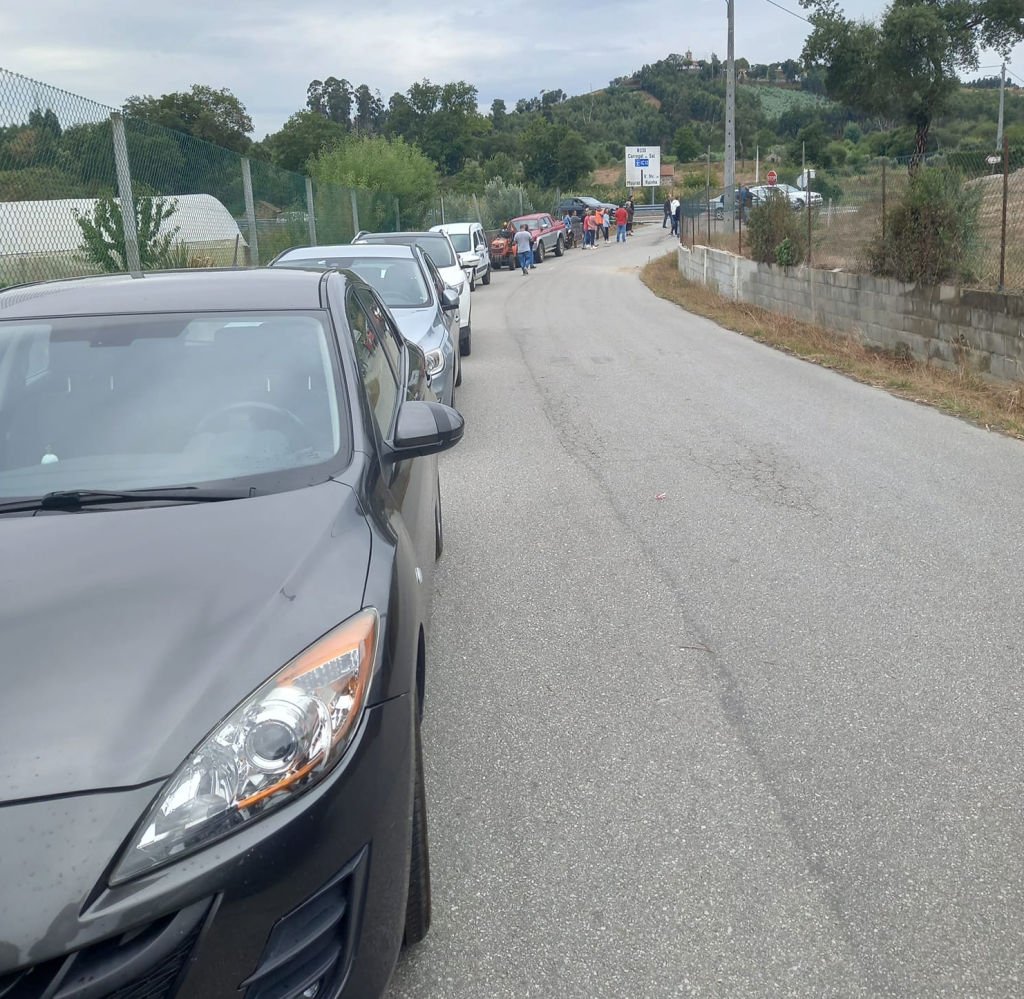  Populares protestam contra falta de segurança em estrada entre Tondela e Carregal do Sal