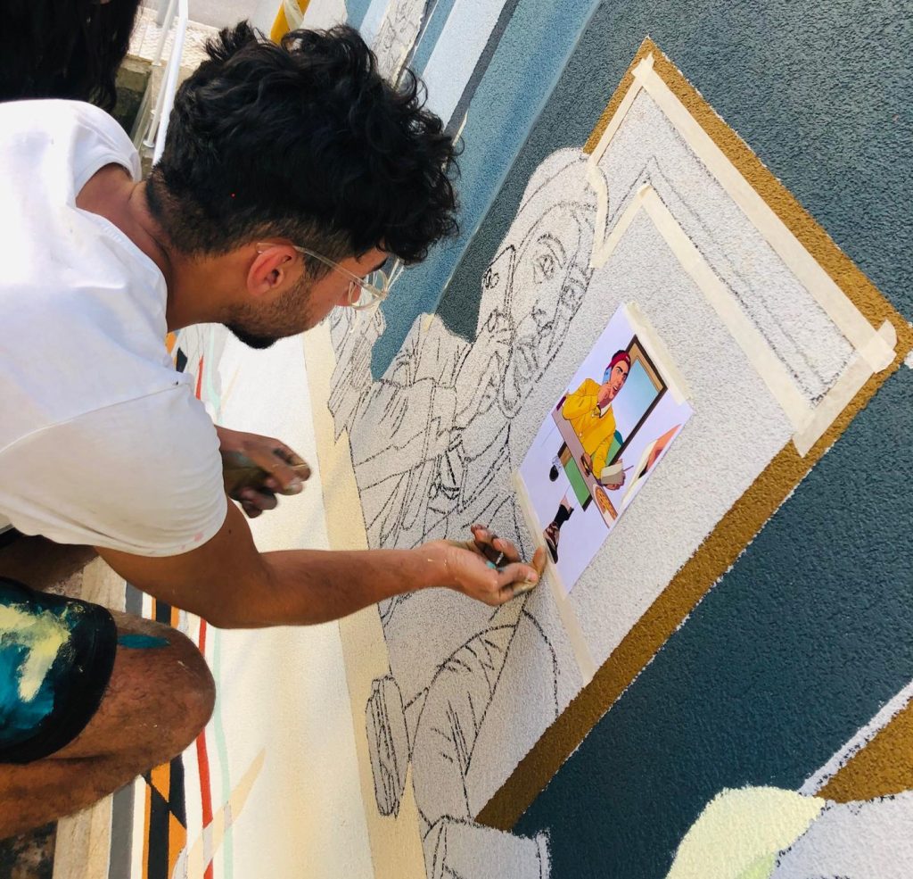  Em ‘tons’ de Abril, celebram-se os 50 anos da liberdade com pintura que promete fazer história - Jornal do Centro