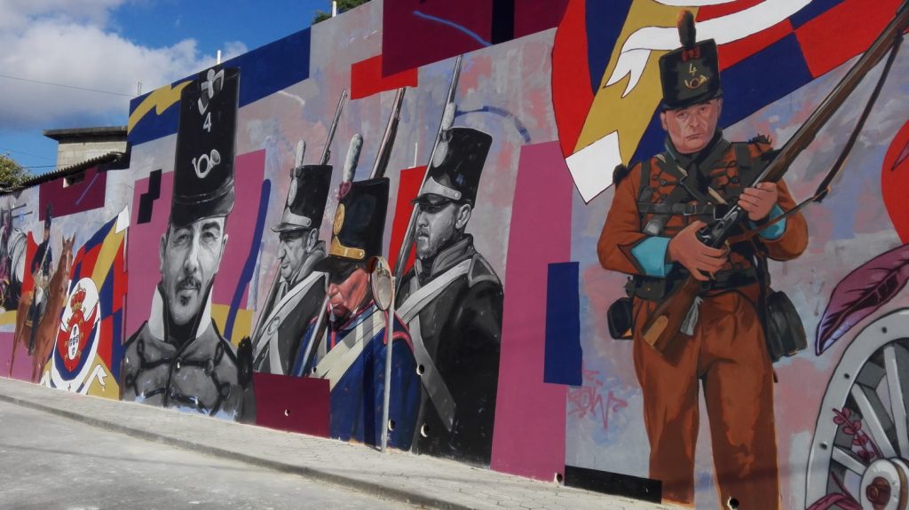  Mortágua com novo mural dedicado às invasões francesas - Jornal do Centro