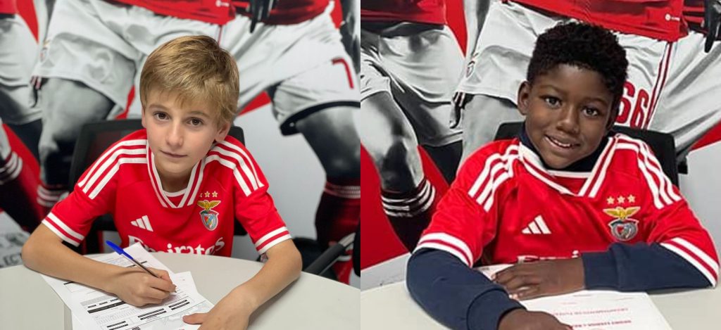  Jovens jogadores da AJAB Tabuaço assinaram com o Benfica - Jornal do Centro