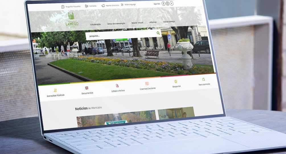  Câmara de Lamego tem um novo site mais acessível e amigo dos munícipes - Jornal do Centro