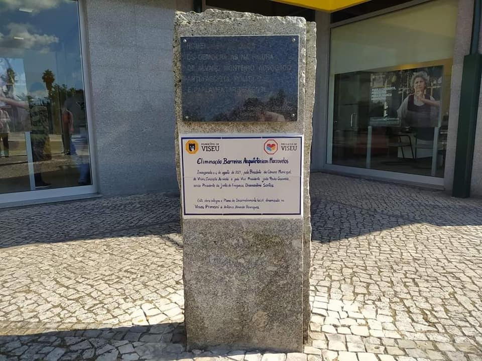  BE critica Junta e Câmara de Viseu por colocarem placa na homenagem a Álvaro Monteiro - Jornal do Centro