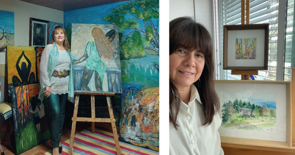  “Inspirações” de pintura em exposição na Biblioteca Municipal de Oliveira de Frades