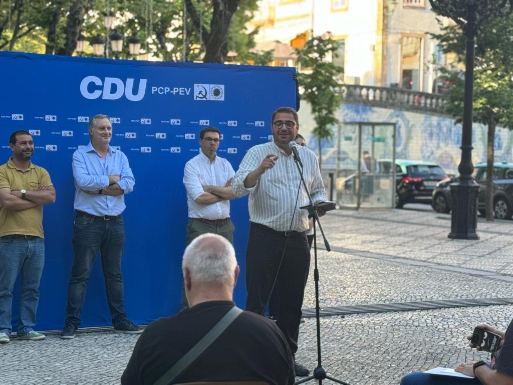  Europeias: candidato da CDU lembra que “aquilo que Portugal recebe é devolvido” - Jornal do Centro
