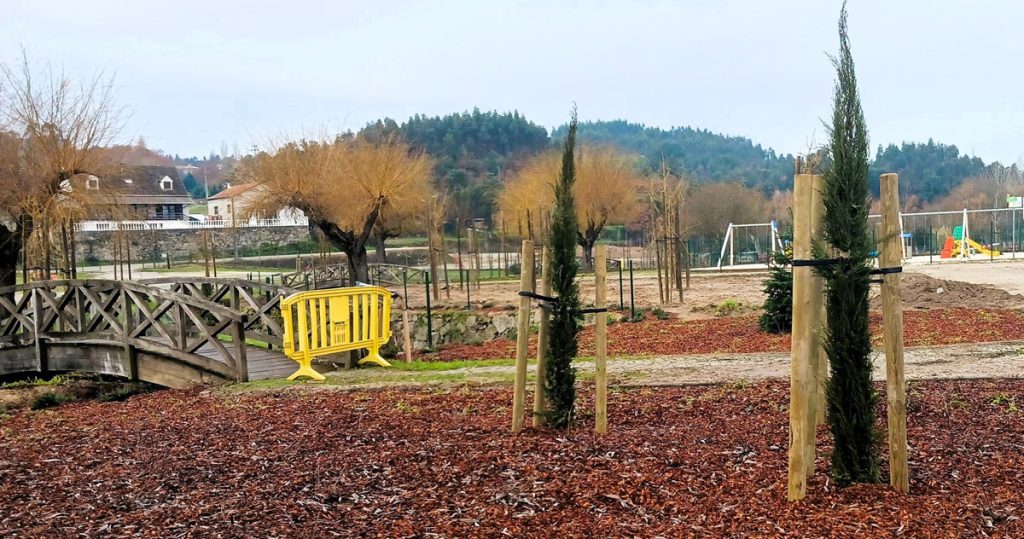 Parque verde de Santa Comba Dão com novas árvores - Jornal do Centro