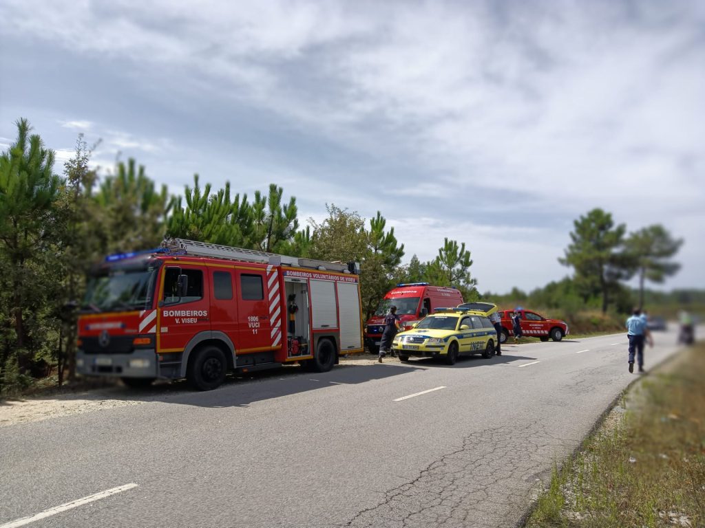  Ciclista já foi resgatado e transportado para o hospital com ferimentos graves - Jornal do Centro