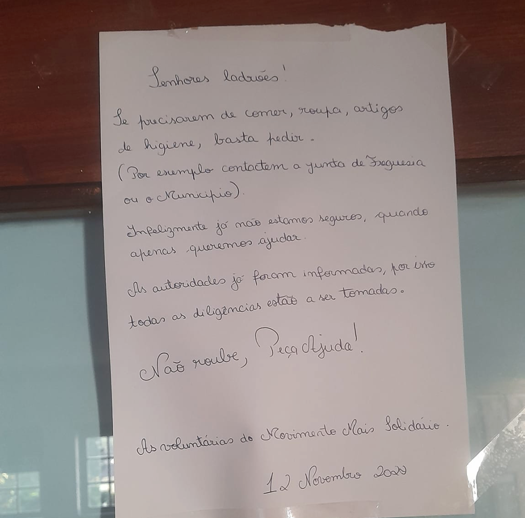  Roubados cabazes alimentares que eram para famílias carenciadas - Jornal do Centro