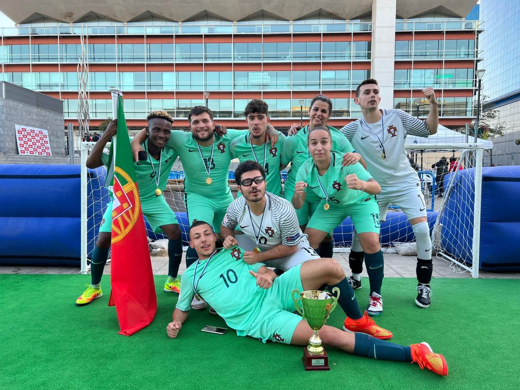  Com uma viseense a jogar, seleção nacional de futebol de rua vence Mundialito em Espanha
