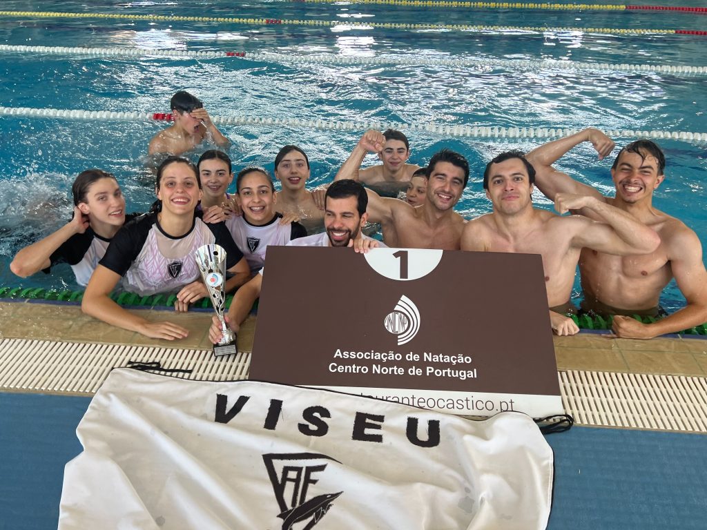  Natação: Académico de Viseu é bi-campeão da 1ª Divisão da Associação do Centro e Norte de Portugal