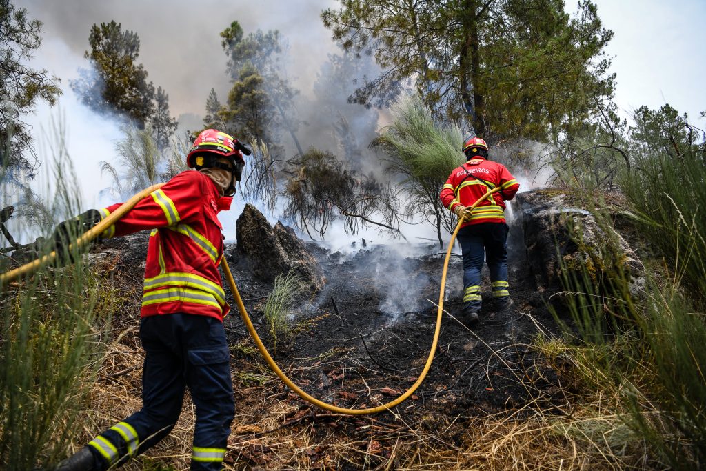  Bombeiros do distrito de Viseu ajudam no combate ao incêndio na Serra da Estrela - Jornal do Centro