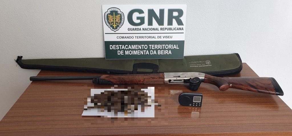  Apanhado em flagrante a caçar aves com arma proibida - Jornal do Centro