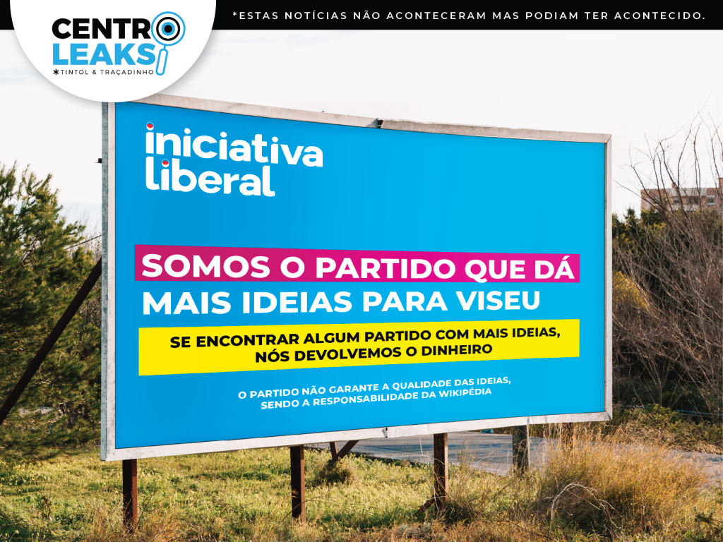  Iniciativa Liberal devolve o dinheiro se o eleitor encontrar outro partido com mais ideias para Viseu - Jornal do Centro