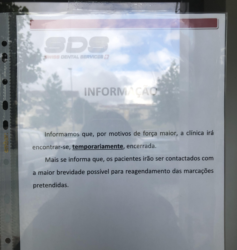  Clientes sem dinheiro e sem tratamentos com encerramento surpresa de clínica dentária em Viseu - Jornal do Centro
