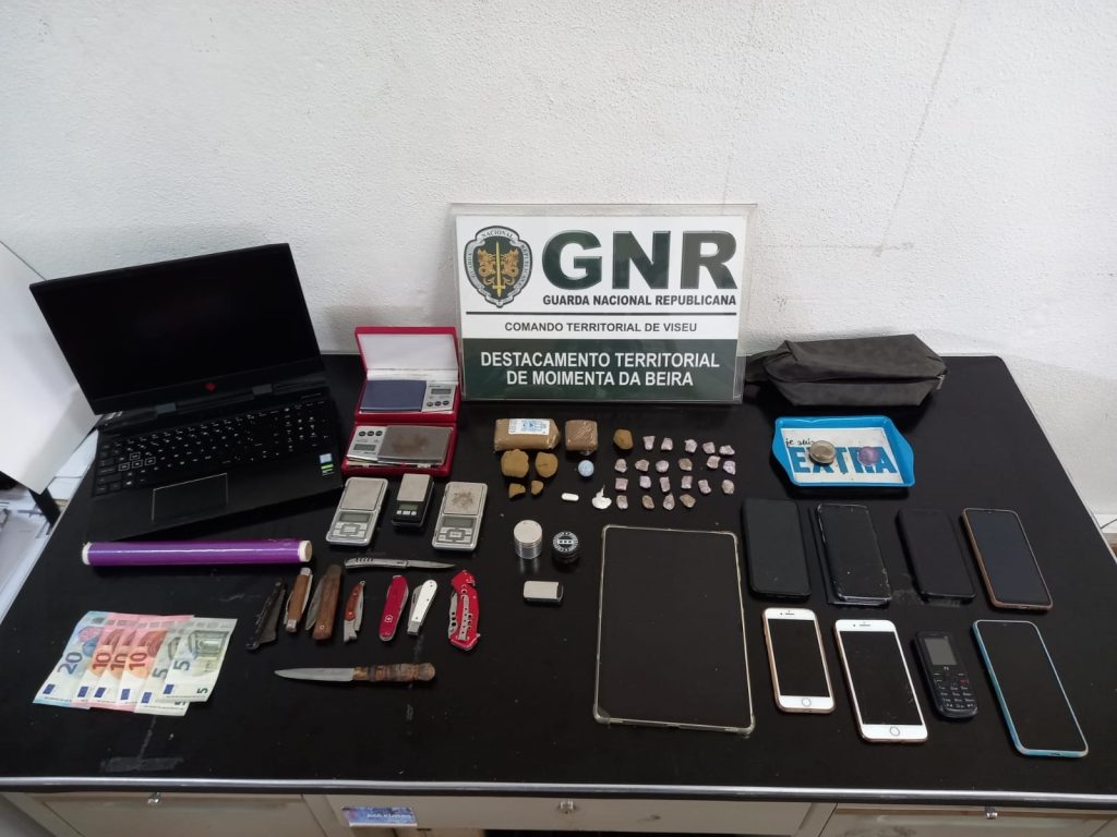  GNR de Viseu apanha vários elementos de uma rede de tráfico de droga - Jornal do Centro