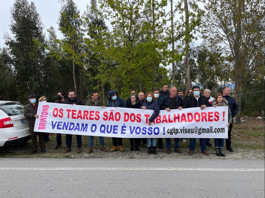  Brintons: cartazes vandalizados em véspera de plenário dos trabalhadores