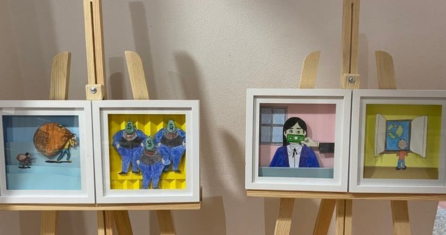  Cartoons em exposição na Biblioteca de Santa Comba Dão - Jornal do Centro