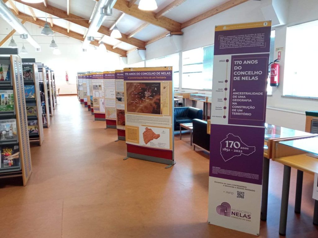  Biblioteca de Nelas expõe a história do concelho - Jornal do Centro