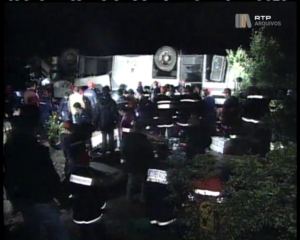 acidente autocarro santa comba dão peregrinos