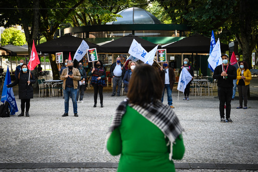  Concentração no Rossio em Viseu pela paz na Palestina - Jornal do Centro