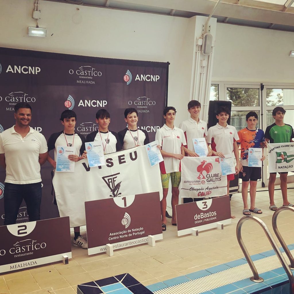  Natação/Académico de Viseu: João Vitória, Tomás Sousa e Leonor Cardeal em destaque no Torneio de Fundo