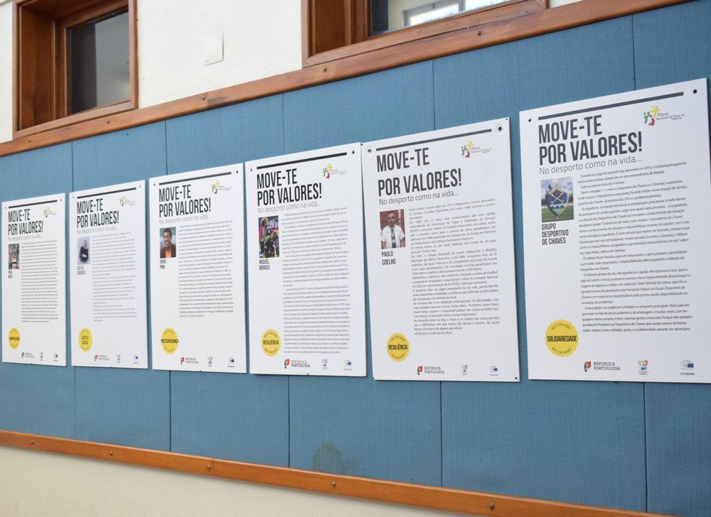  Ética no desporto em exposição na Escola Alves Martins, em Viseu - Jornal do Centro