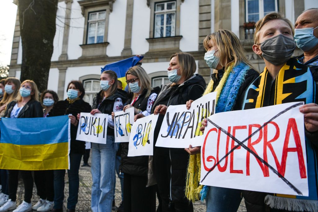  Ucrânia: Viseu recebe manifestação contra a guerra - Jornal do Centro
