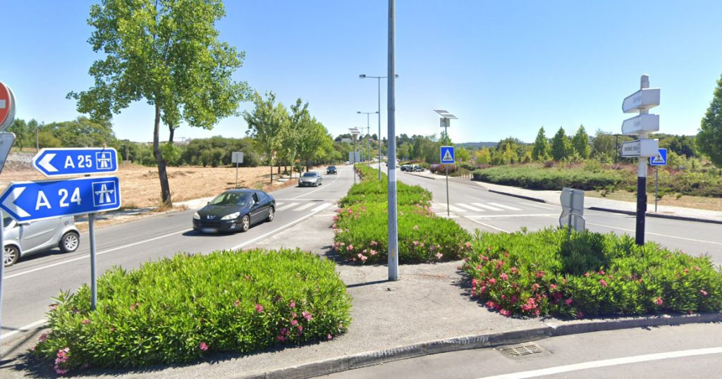  Condicionamentos junto ao Parque de Santiago, em Viseu, devido a vala de gás - Jornal do Centro