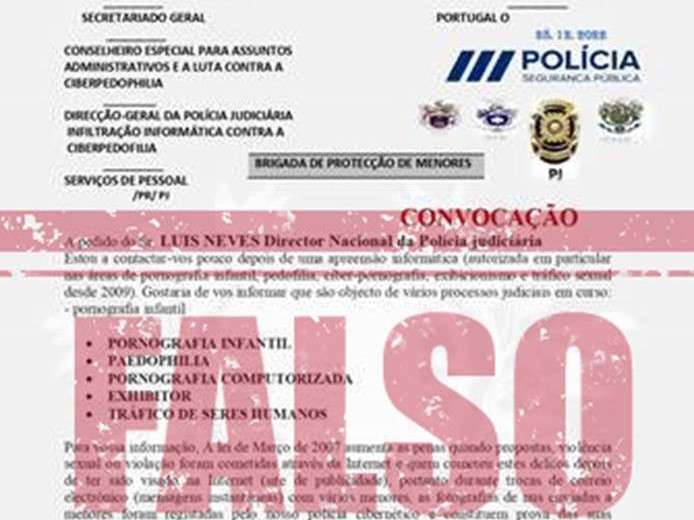  PJ alerta para mensagens fraudulentas em nome das forças de segurança - Jornal do Centro