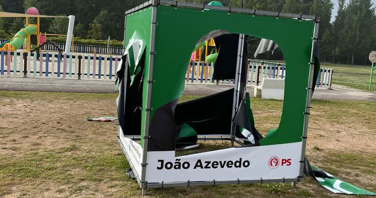  Campanha de João Azevedo condena vandalismo de propaganda eleitoral - Jornal do Centro