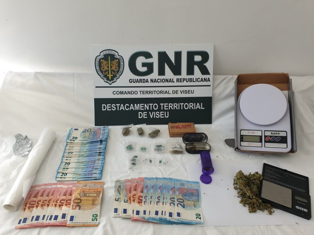  GNR apanha jovens que vendiam droga junto a escolas em São Pedro do Sul - Jornal do Centro