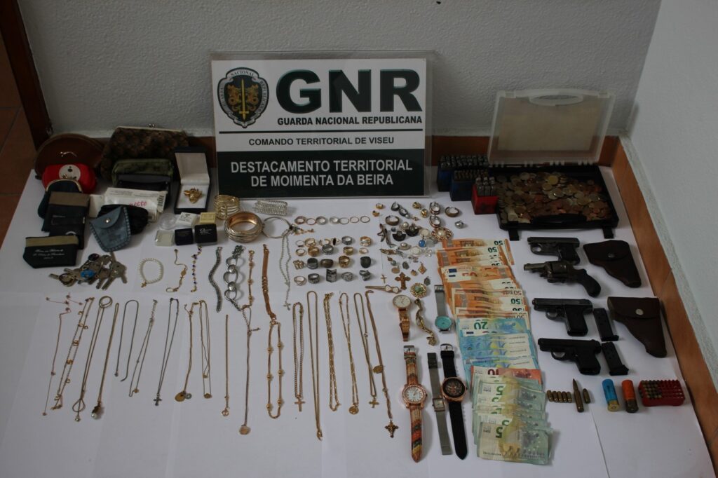  GNR apanha casal que assaltava casas para roubar ouro e prata - Jornal do Centro