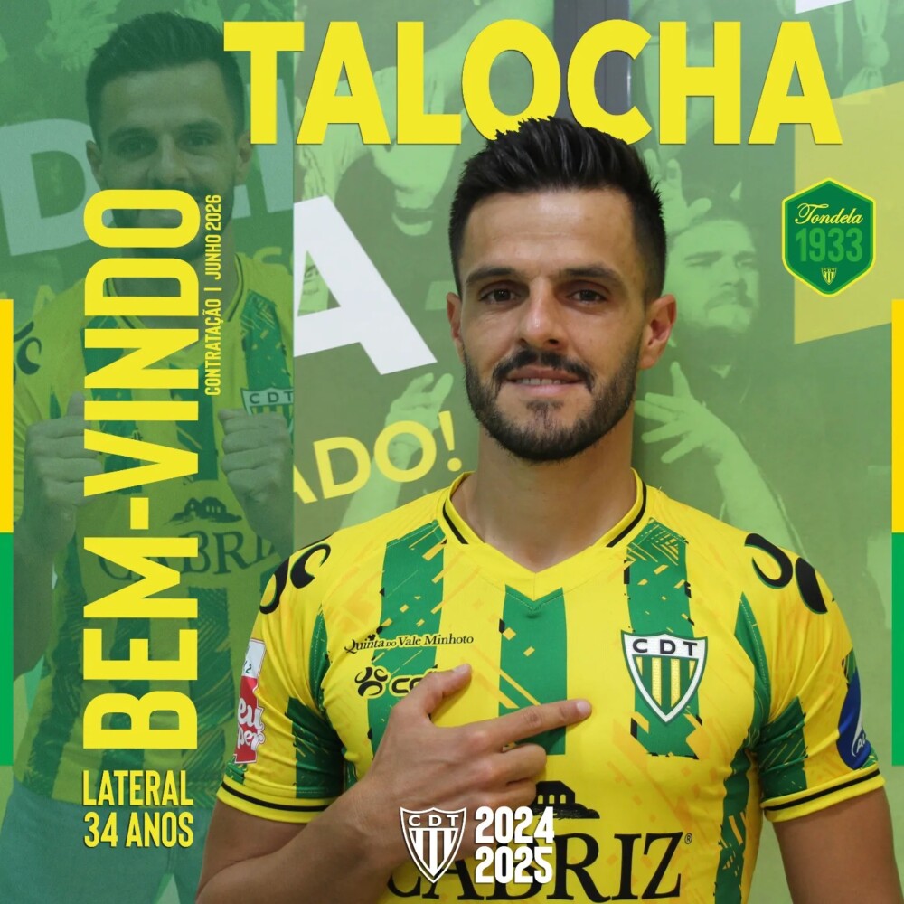  Talocha reforça defesa do Tondela - Jornal do Centro