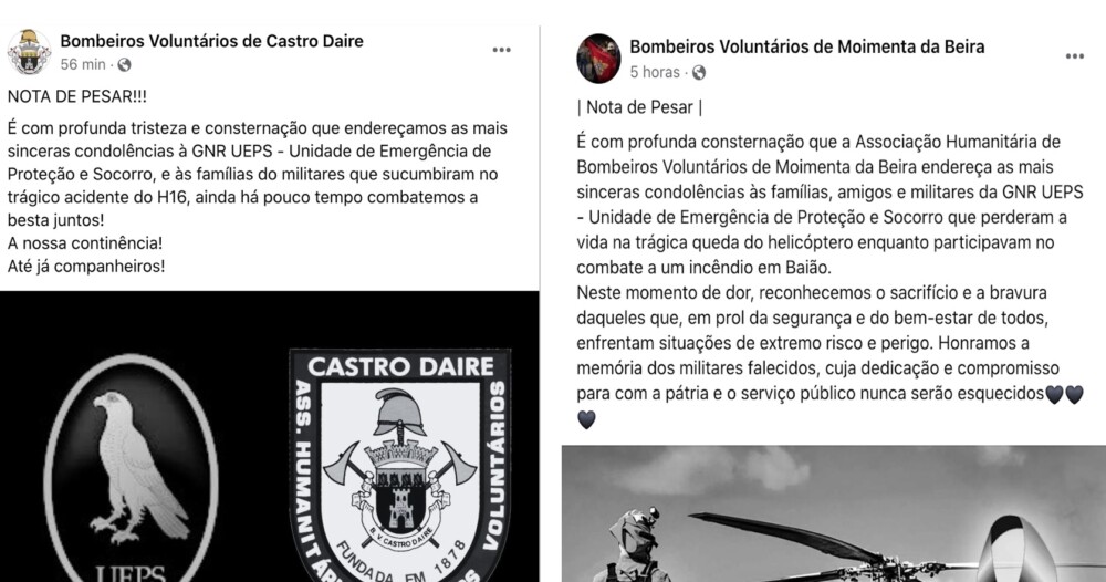  Vítimas do helicóptero que caiu no rio Douro são do distrito de Viseu - Jornal do Centro