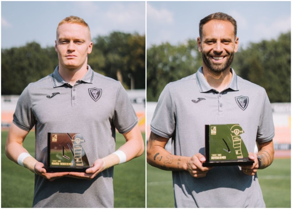  Jogadores do Académico de Viseu recebem prémio de melhores de agosto - Jornal do Centro