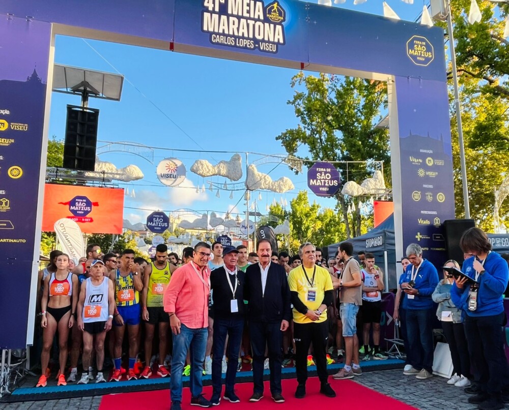  Rui Teixeira e Mónica Silva vencem 41ª Meia Maratona Carlos Lopes em Viseu - Jornal do Centro