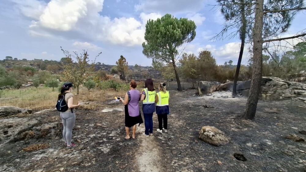  Equipa de ação social de Nelas apoia vítimas dos incêndios. Feridos com transporte gratuito - Jornal do Centro