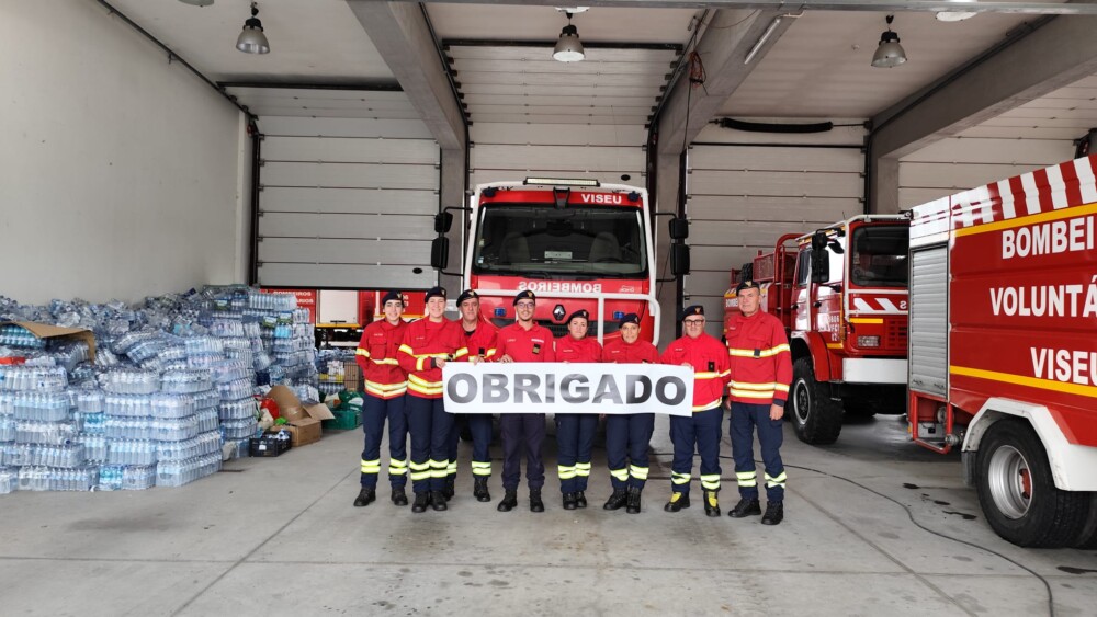  Bombeiros Voluntários de Viseu agradecem apoio da população nos incêndios - Jornal do Centro