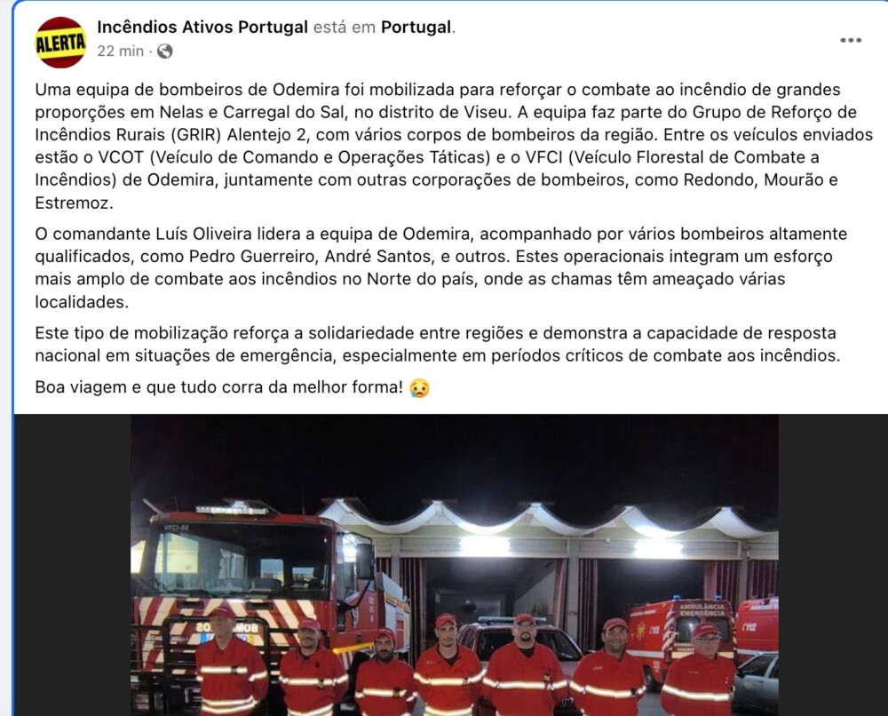 Incêndios: noite de aflição em Nelas, Carregal do Sal, Mangualde, Penalva, Vila Nova de Paiva e Castro Daire - Jornal do Centro