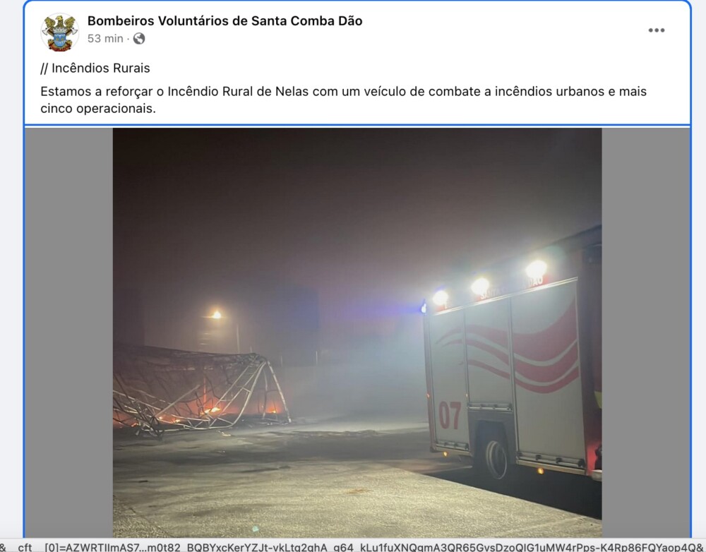  Incêndios: noite de aflição em Nelas, Carregal do Sal, Mangualde, Penalva, Vila Nova de Paiva e Castro Daire - Jornal do Centro