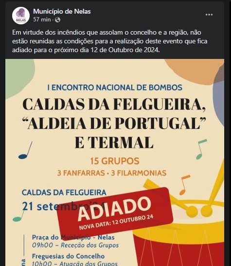  Incêndios: Autarquias cancelam eventos na região de Viseu - Jornal do Centro