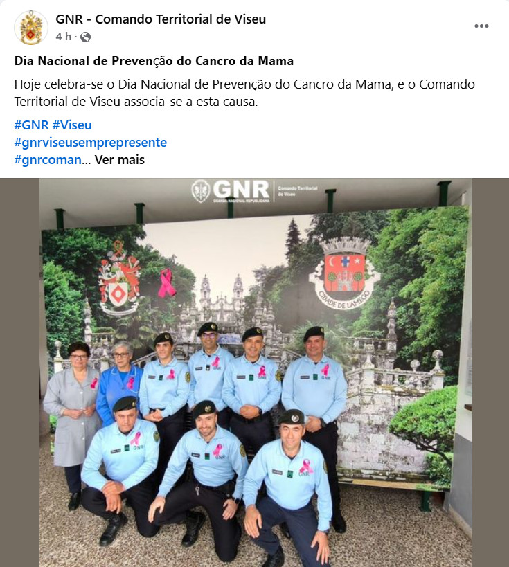  Instituições de Viseu assinalam Dia Nacional de Luta Contra o Cancro da Mama - Jornal do Centro