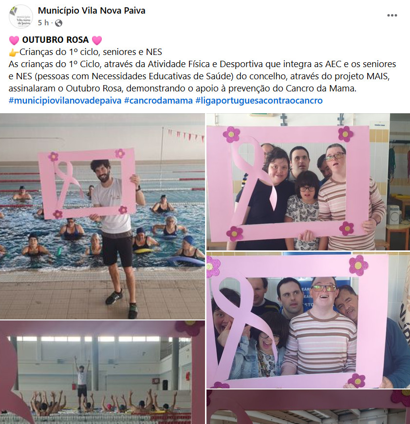 Instituições de Viseu assinalam Dia Nacional de Luta Contra o Cancro da Mama - Jornal do Centro