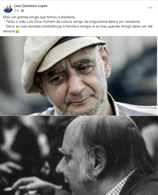  As reações à morte de João Luís Oliva - Jornal do Centro