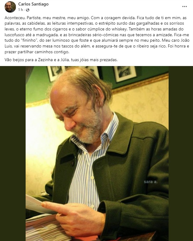  As reações à morte de João Luís Oliva - Jornal do Centro