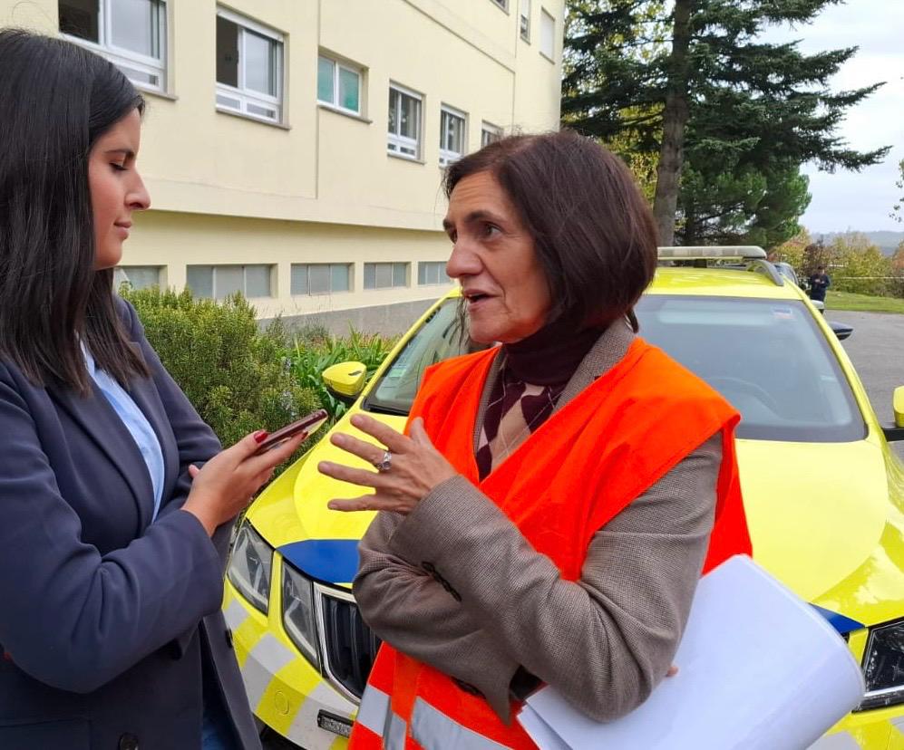  Sirenes e fumo: simulacro testa segurança do hospital psiquiátrico em Viseu - Jornal do Centro
