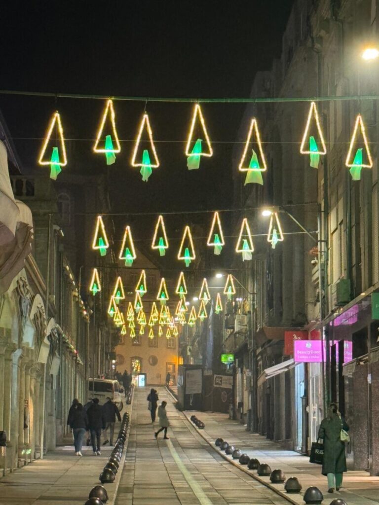  Acenderam-se as luzes de Natal em Viseu ao som do Coro Vox Visio e com multidão a assistir - Jornal do Centro