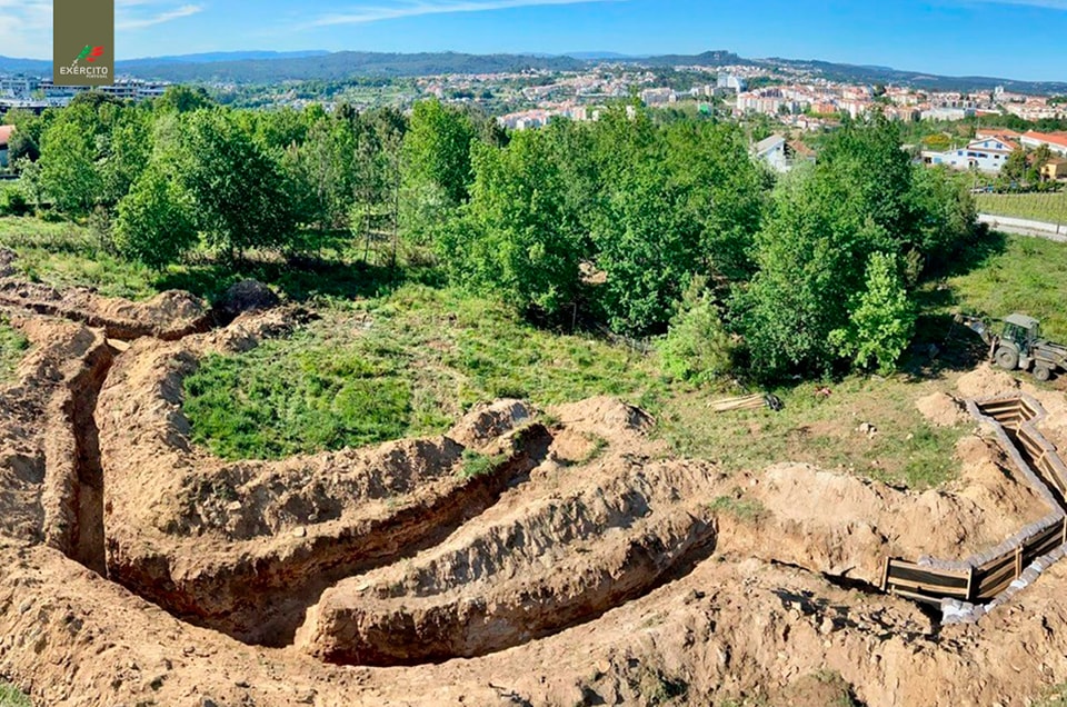  RI14, em Viseu, constrói centro de treino de combate em trincheiras - Jornal do Centro